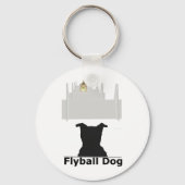 Flyball Dog Sleutelhanger (Voorkant)