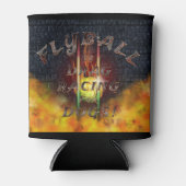 Flyball Flamz: Sleep Racen voor honden! Blikjeskoeler (Voorkant)