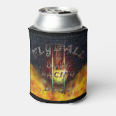 Flyball Flamz: Sleep Racen voor honden! Blikjeskoeler (Blikje Achterkant)