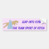 Flyball Leap Bumpersticker (Voorkant)