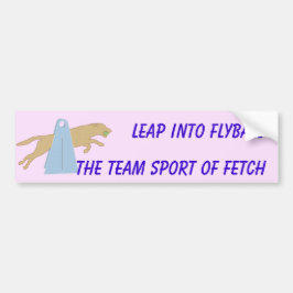 Flyball Leap Bumpersticker