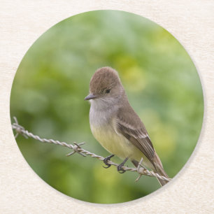 Flycatcher Ronde Kartonnen Onderzetter