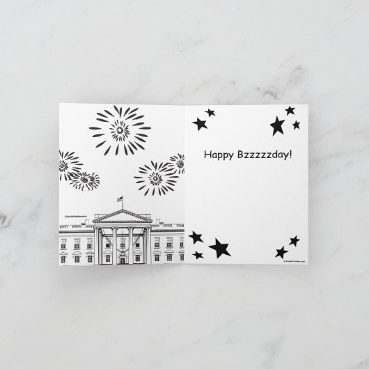 Flyden Harris 2020: Happy Bzzzday Kaart (Binnen)