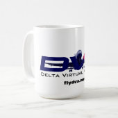 FlyDVA - GraphicsMerge Cup Koffiemok (Voorkant links)