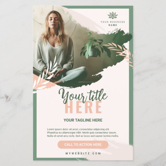 Flyer 14 cm x 21,6 cm Welbevinden 14 cm (Voorkant)