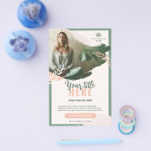 Flyer 14 cm x 21,6 cm Welbevinden 14 cm (Enkel)