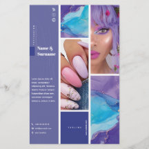 Flyer 14 x 21,6 cm Beauty & Nail art