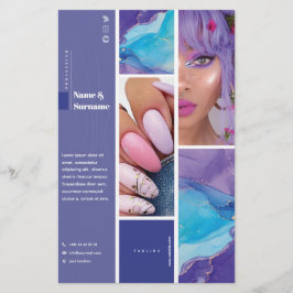 Flyer 14 x 21,6 cm Beauty & Nail art