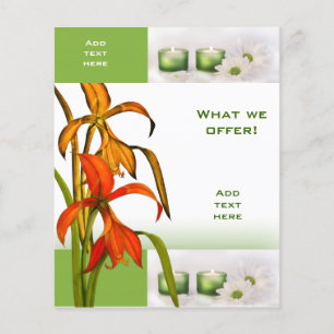 Flyer Beauty Salon Spa Green B Sjabloon Small