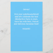 Flyer BEER FESTIVAL Party Dirndl Waitress Beer (Achterkant)