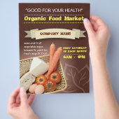 flyer - biologische markt (Hand)