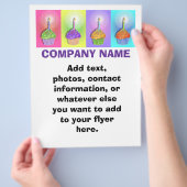 Flyer - Birthday Cupcakes (Hand)