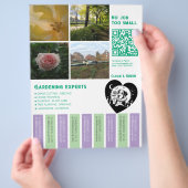 Flyer Bloemen Tuin (Hand)