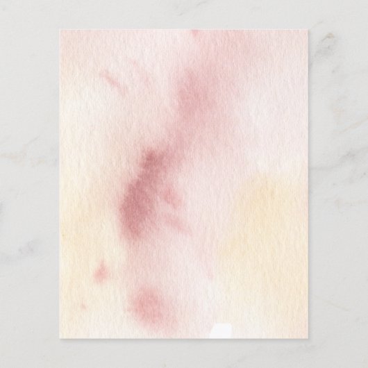 FLYER Boho Peach Floral Afstudeerder Party Invitat (Achterkant)