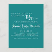 Flyer Bruiloftsfeest Future Mr. & Mrs. (Voorkant)