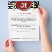 Flyer Catering Cutlery Zebra Red (Hand)