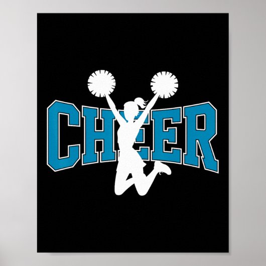 Flyer Cheerleader Cheerleading Team Cheerleader G Poster (Voorkant)