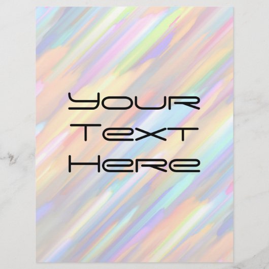 Flyer Colorful digital art-splashing G391 (Achterkant)