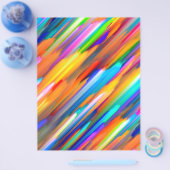 Flyer Colorful digital art-splashing G391 (Enkel)