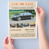 flyer customizable text and photos sale (Hand)