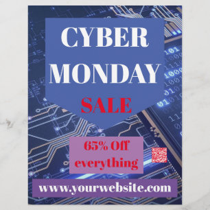 Flyer - Cyber Monday-uitverkoop
