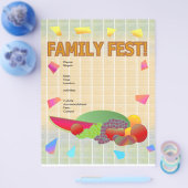 Flyer Familiefeest (Enkel)