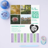 Flyer Flowers Garden  (Enkel)