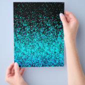 Flyer Glitter Dust Achtergrond (Hand)