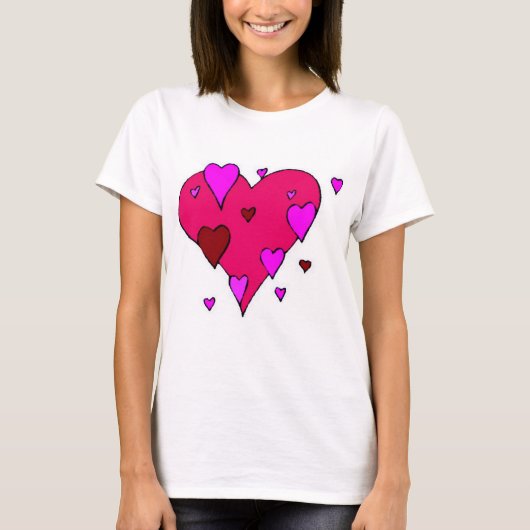 Flyer Hearts T-shirt (Voorkant)