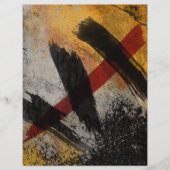 Flyer, Het Litteken, Digitale Abstracte Schilderku Flyer (Voorkant)