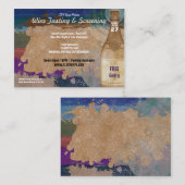 Flyer Hype Gold Wine Bar Party Club Pack Visitekaartje (Voorkant / Achterkant)