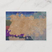 Flyer Hype Gold Wine Bar Party Club Pack Visitekaartje (Achterkant)