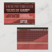 Flyer Hype Secret Stash Party Horizontal Vr. 4 Visitekaartje (Voorkant / Achterkant)