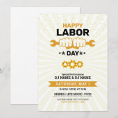 Flyer Internationale Arbeidsdag Kaart (Voorkant / Achterkant)