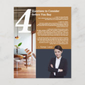 Flyer Makelaar Vastgoed (Achterkant)