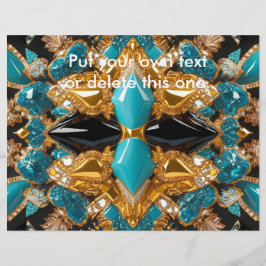 Flyer met Bahamas Kleuren Design