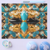 Flyer met Bahamas Kleuren Design (Enkel)