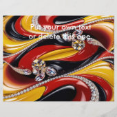 Flyer met Belgisch Kleuren Design (Voorkant)