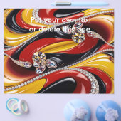 Flyer met Belgisch Kleuren Design (Enkel)