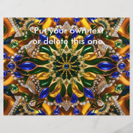 Flyer met Brazilië Kleuren Design