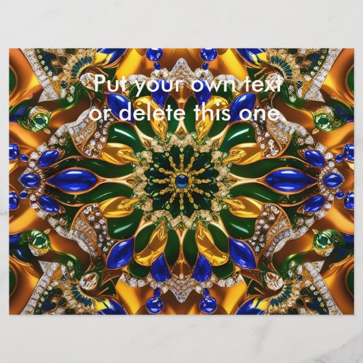 Flyer met Brazilië Kleuren Design (Voorkant)