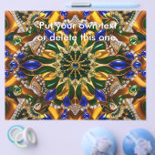 Flyer met Brazilië Kleuren Design (Enkel)