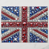 Flyer met Britse kleuren ontwerp (Achterkant)