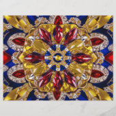 Flyer met Colombia Kleuren Design (Achterkant)