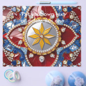 Flyer met Colombiaanse kleuren Design (Enkel)