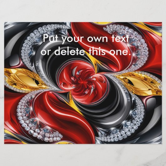 Flyer met Duitse kleuren Design (Voorkant)