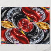 Flyer met Duitse kleuren Design (Achterkant)