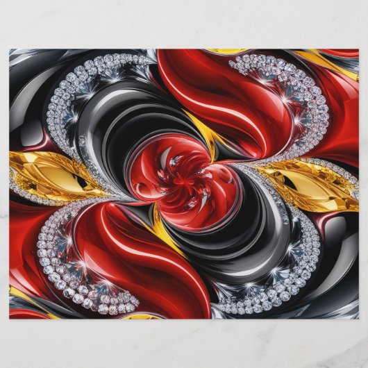 Flyer met Duitse kleuren Design (Achterkant)