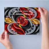 Flyer met Duitse kleuren Design (Hand)