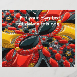 Flyer met Duitsland Kleuren Design